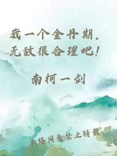 我一个金丹期，无敌很合理吧！