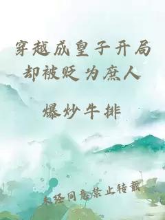 穿越成皇子开局却被贬为庶人