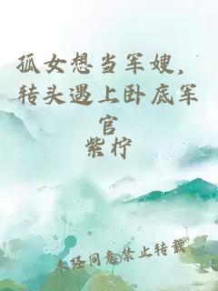 孤女想当军嫂，转头遇上卧底军官