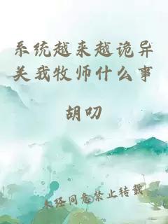 系统越来越诡异关我牧师什么事