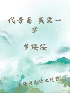 代号鸢 黄粱一梦